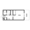 ベルフローラ 1Kの間取り