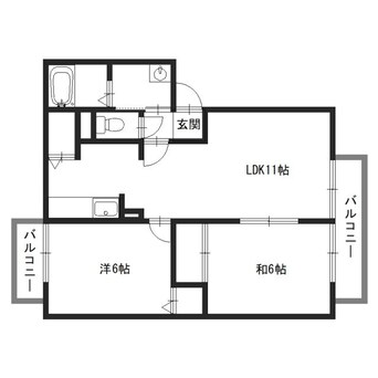 間取図 エスペランサハイツ