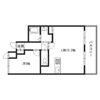 間取図 ネオクオーツ幸　弐番館