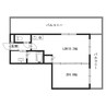 ネオクオーツ幸　弐番館 1LDKの間取り