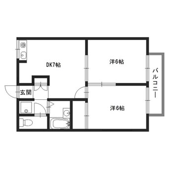 間取図 エステートピア宮ノ下