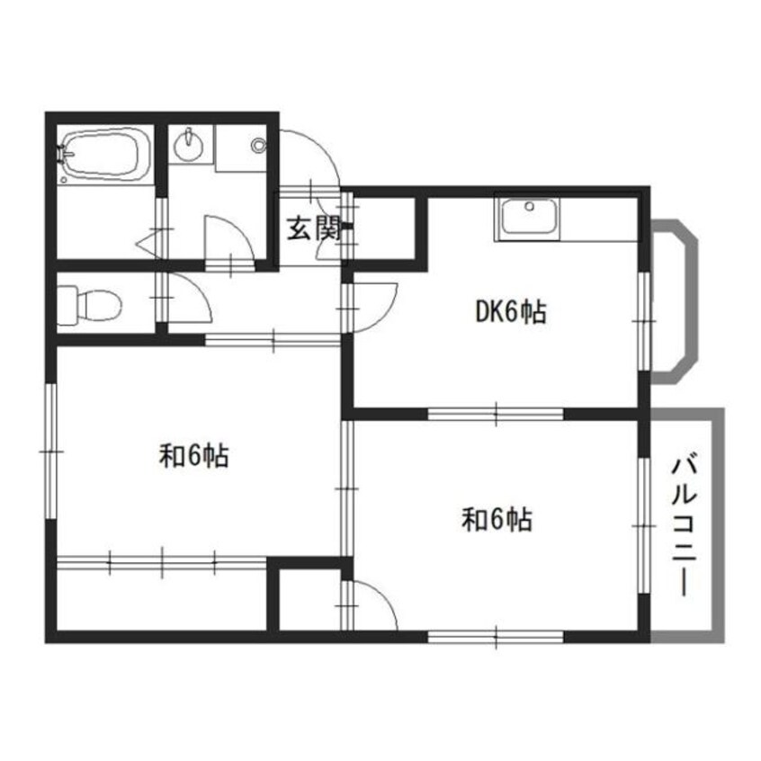 間取図 サンライズマシマ