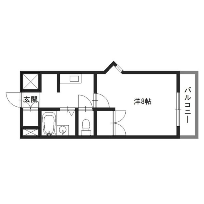 間取図 メゾンデール本町