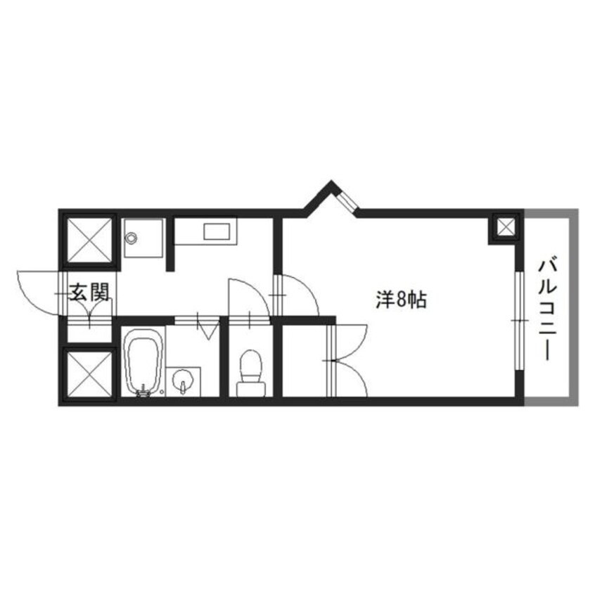 間取図 メゾンデール本町