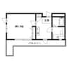 南駅前マンション 1Kの間取り