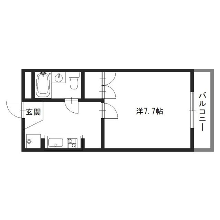 間取図 K・X御立