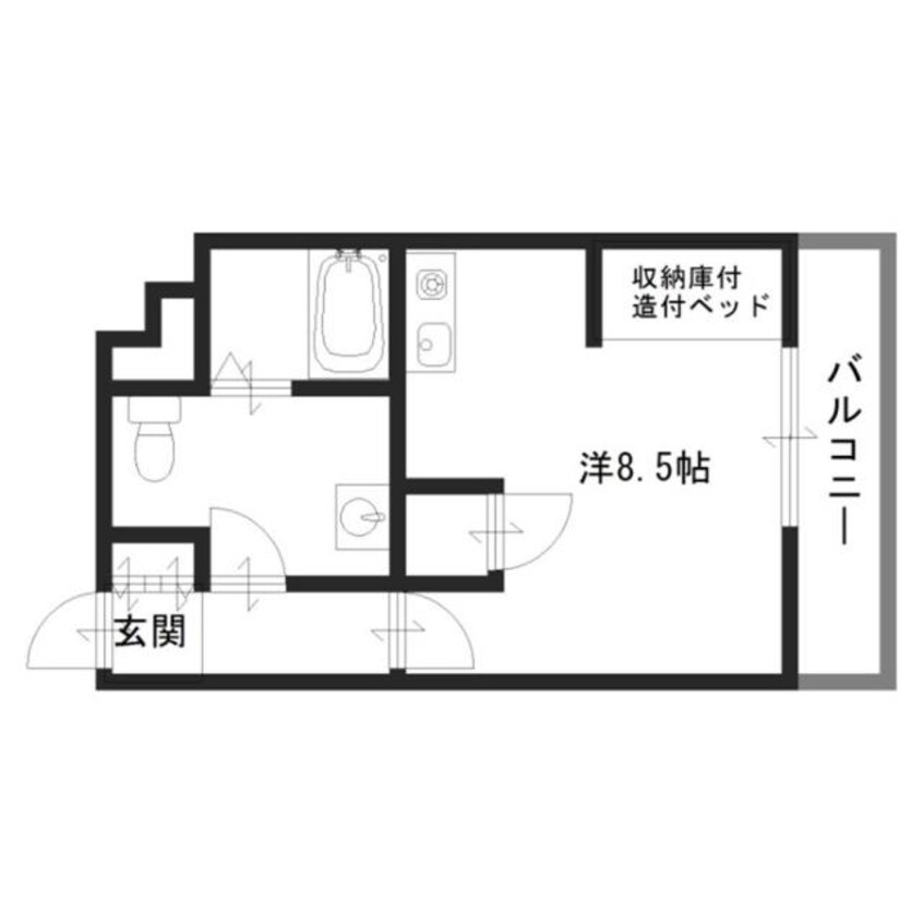 間取図 プライム英賀保