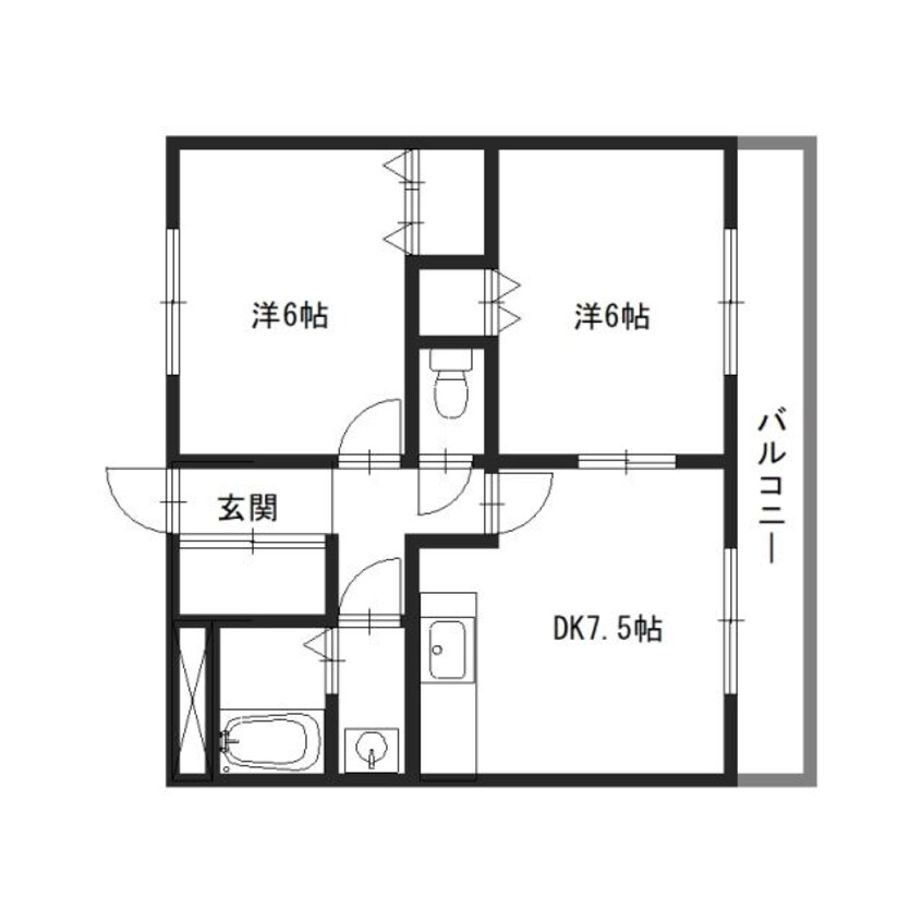 間取図 フレシール土山