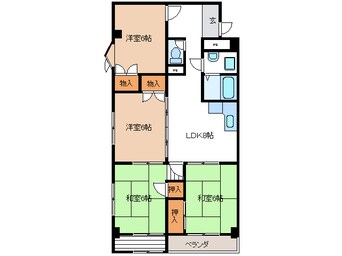 間取図 エステート２３