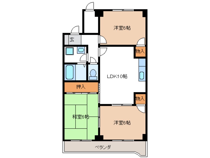 間取図 エステート２３