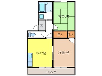 間取図 メゾンハーベスト　Ｂ棟