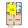 Ｋ`Ｓ　ＨＯＵＳＥ 2LDKの間取り