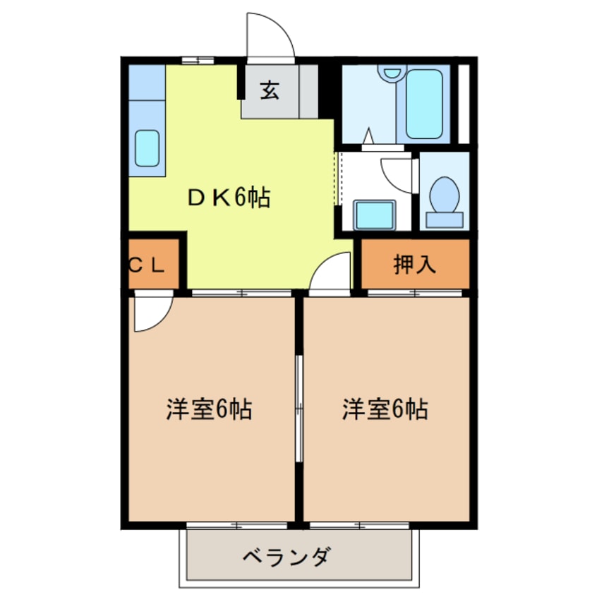 間取図 宮代ハイツ