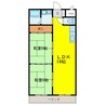 グリーンマンション 2LDKの間取り