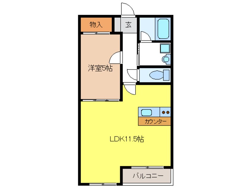 間取図 フレシールⅠ