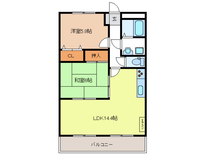 間取図 サウスバレー２１