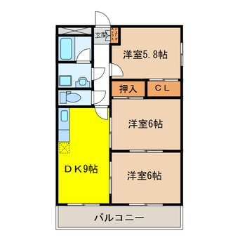 間取図 メゾンドボヌールⅠ