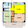 ミレニアムＫＮ 2DKの間取り