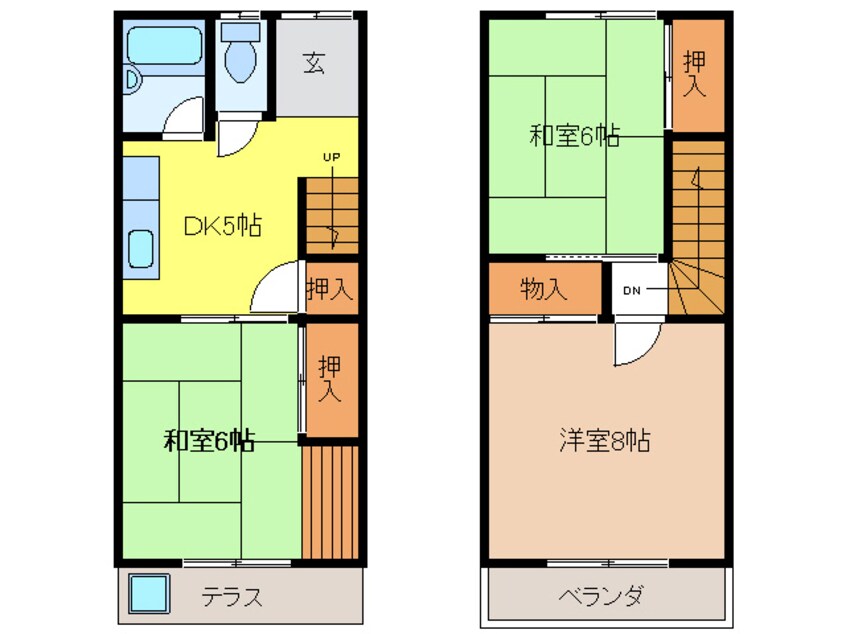 間取図 けやきタウン丸野　Ａ棟