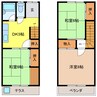 けやきタウン丸野　Ａ棟 3DKの間取り
