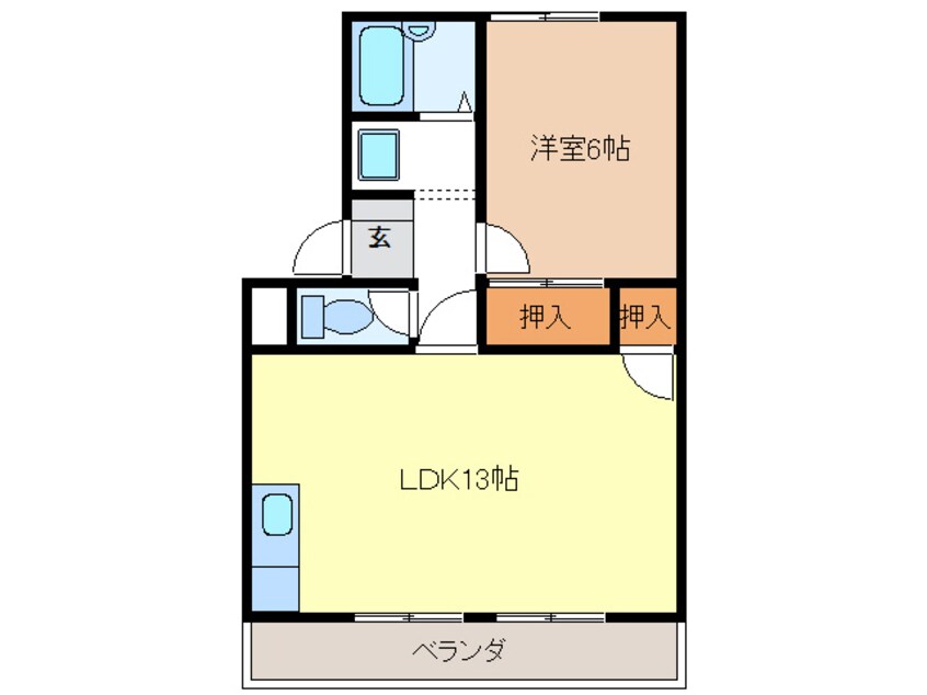 間取図 メゾンハーベスト　Ｃ棟