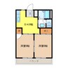 タウニーＮＯ.３ 2DKの間取り