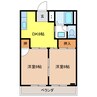 タウニーＮＯ.３ 2DKの間取り