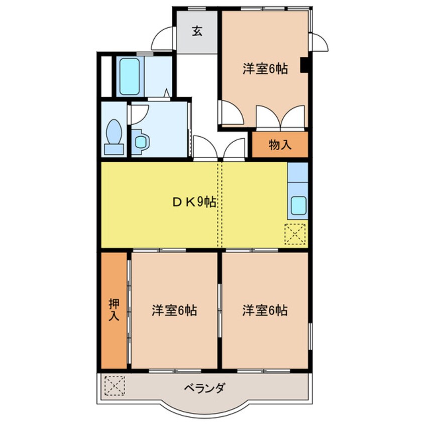 間取図 パークサイド宮東