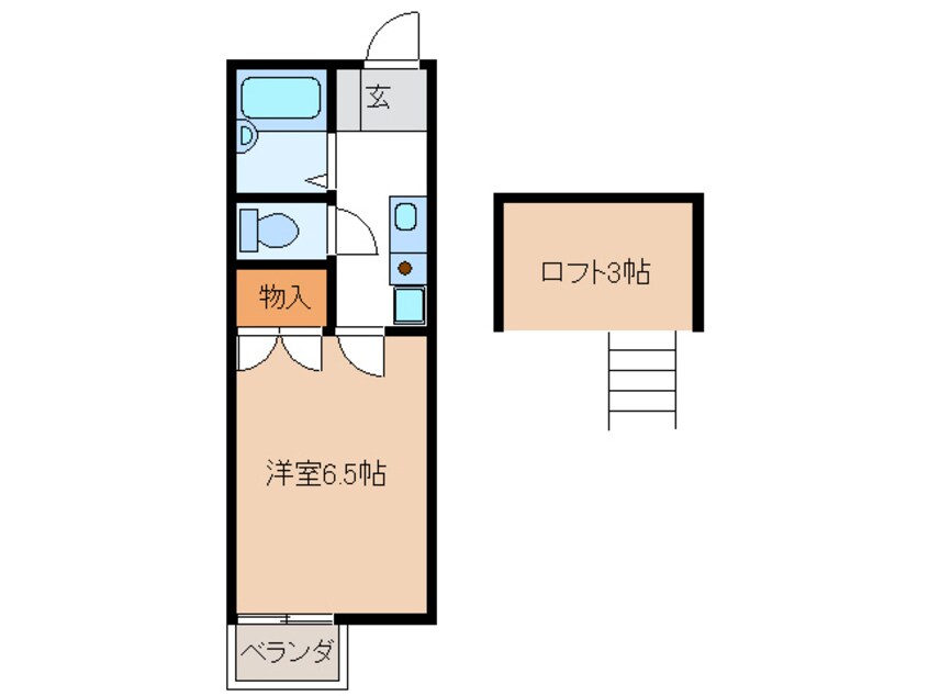 間取図 パルテネールヒロ