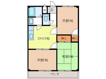 間取図 セカンドＭＫハイツ