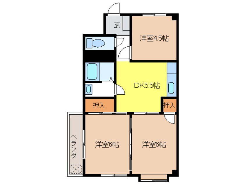 間取図 シティライフ浅井