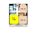 エントピア足近 2DKの間取り
