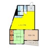吉田マンション 2LDKの間取り
