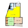 吉田マンション 2LDKの間取り