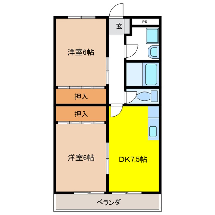 間取図 メゾン大島