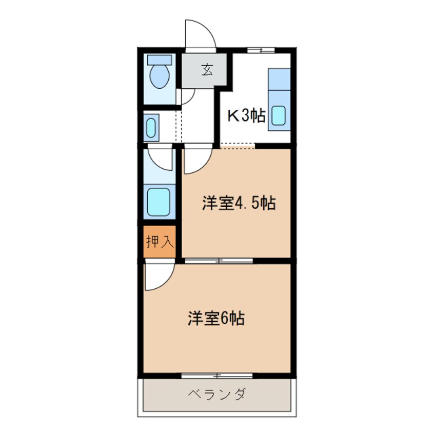 間取図 コミュニティタウン８９　