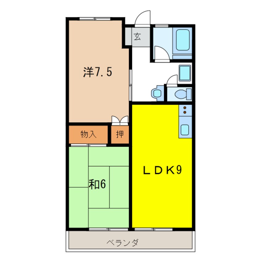 間取図 広瀬ビル