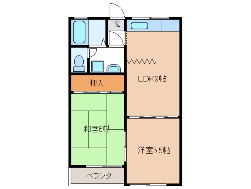 間取図 豊島コーポ