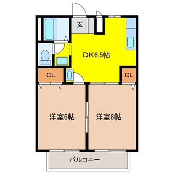 間取図 ハイツピーチヒル