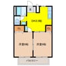 ハイツピーチヒル 2DKの間取り