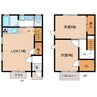 アーバンウッズ岐南 2LDKの間取り