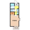 シンフォニー 1Kの間取り