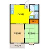 ビバリーヒルズ　Ⅱ 1LDKの間取り