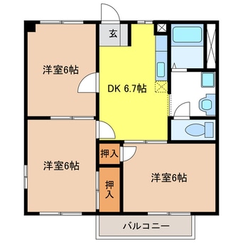 間取図 ステイシア・ホリ　2