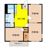 ステイシア　ホリ　NO2 3DKの間取り