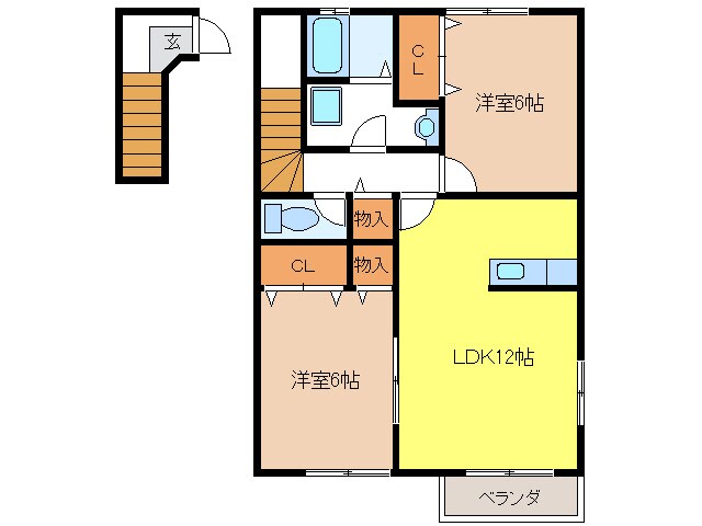 間取り図 ベルウッド壱番館