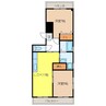 コーポ足近 2LDKの間取り
