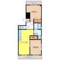 コーポ足近の間取図