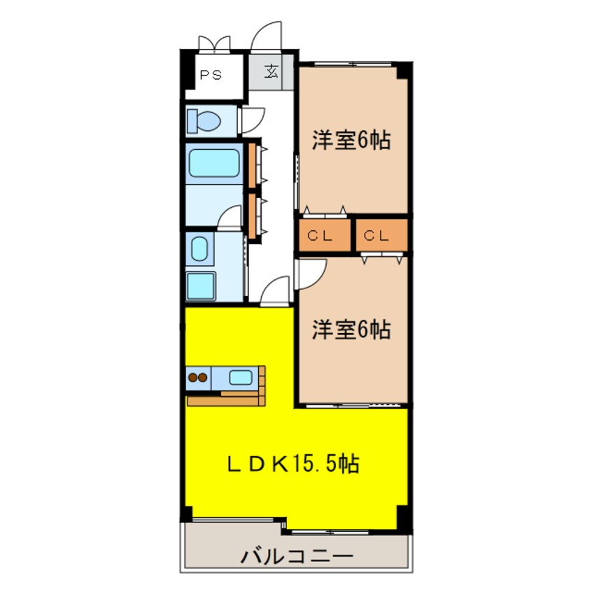 間取図 レジデンス辰己