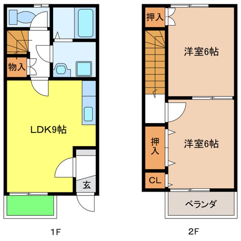 間取図 アルテミスA・B・C